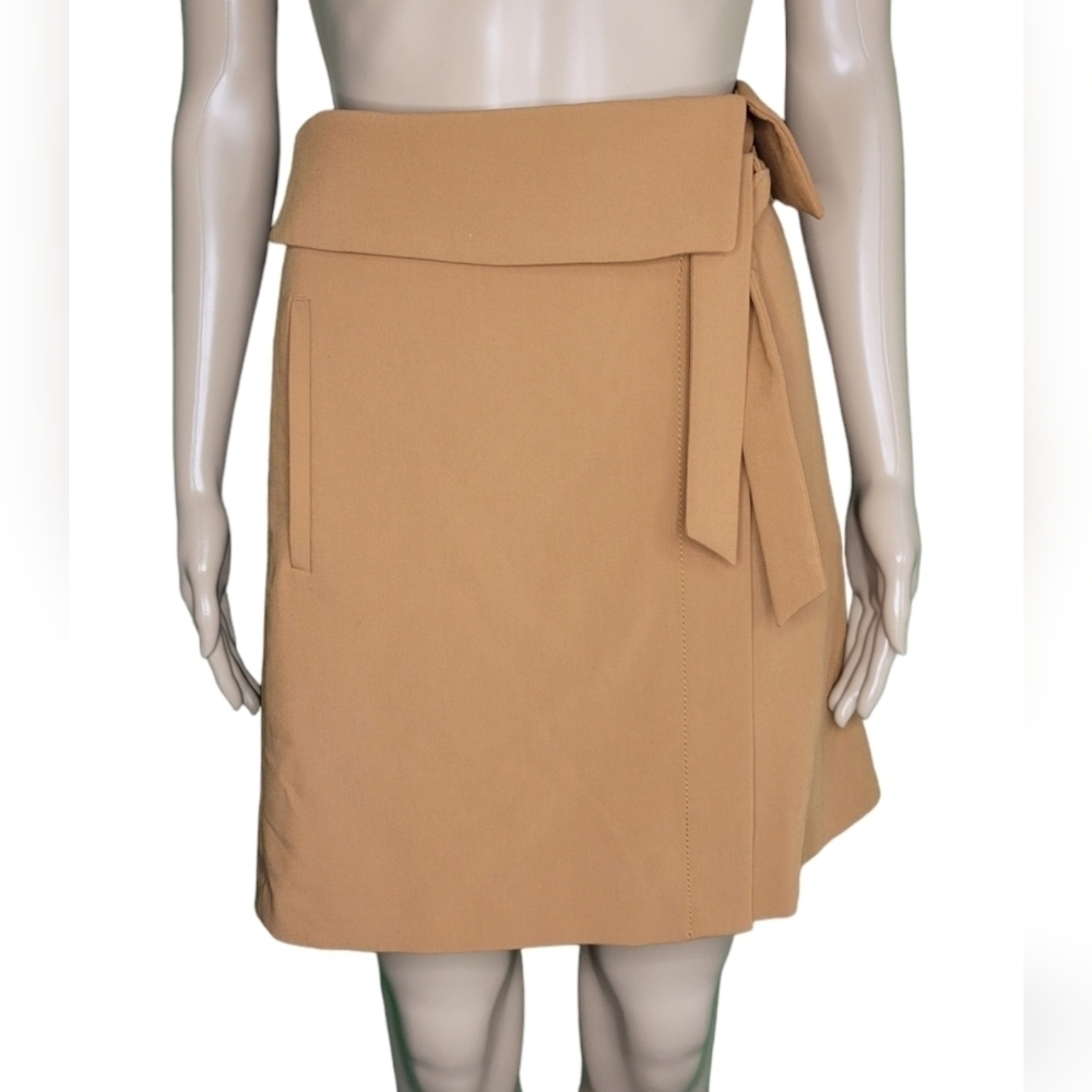 Loft adjustabl side tie Mini wrap skirt‎